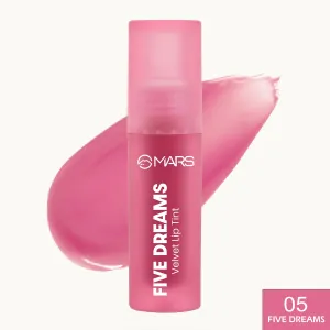 MARS Love Track Lip Tint – Velvet Matte Finish, Non-Sticky & Lightweight – 2.8ml (05-Five Dreams)